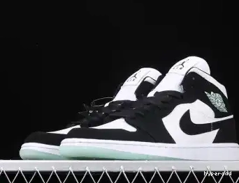 Hyperoad BLACK MID 1 JORDAN AIR (GS) TEAL WHITE TINT 0629